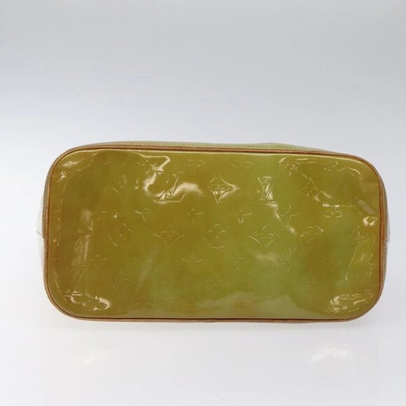 LOUIS VUITTON Monogram Vernis Houston Hand Bag Baby Blue - Picture 5 of 16